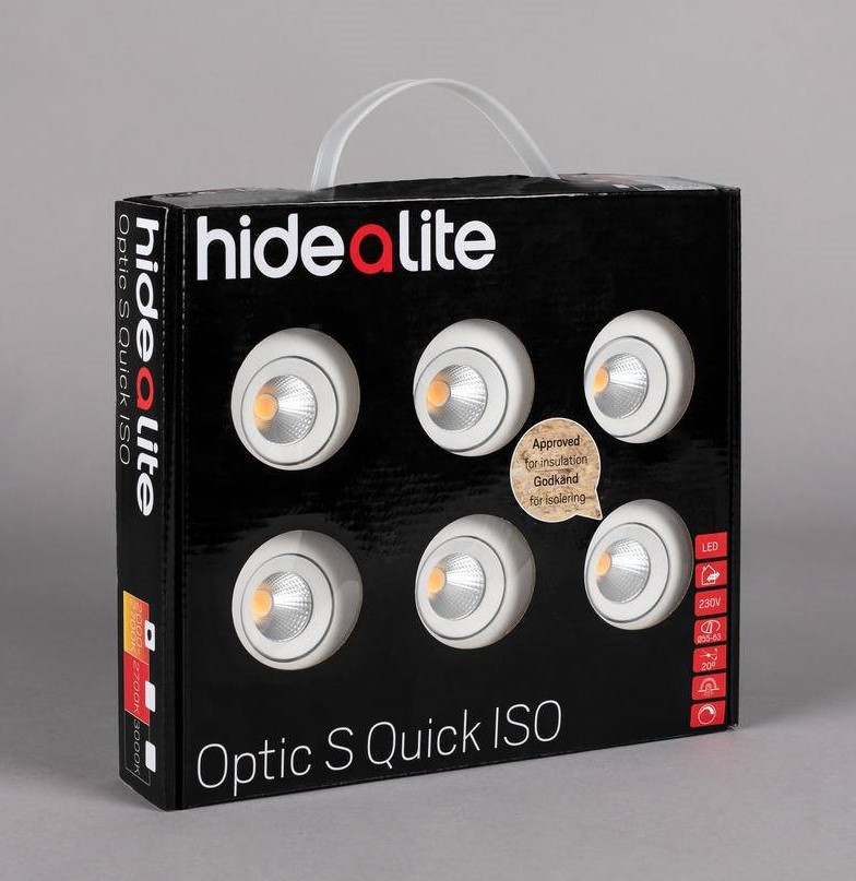 Led Alasvalosarja Hide A Lite Optic Quick S Iso Pack K