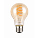 LED-lamppu Trio E27, filament vakiokupu 7W, 400lm 1800K, ruskea, switch dimmer