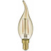 LED-lamppu Trio E14, filament, liekki, 4W, 400lm, 2700K, ruskea, switch dimmer