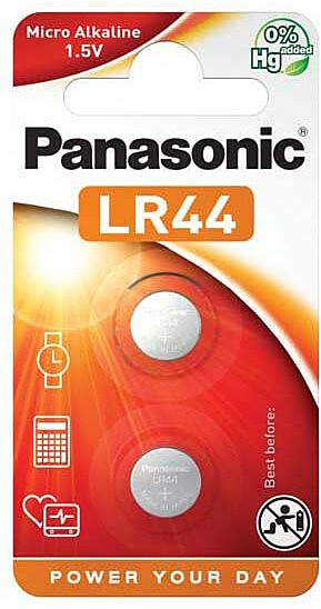 Paristo Panasonic Micro Alkaline LR-44EL, 2kpl/pkt