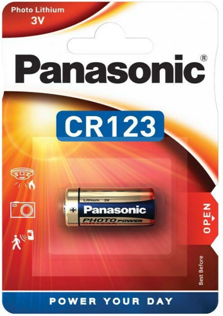 Paristo Panasonic Photo Lithium CR-123AL, 1kpl/pkt