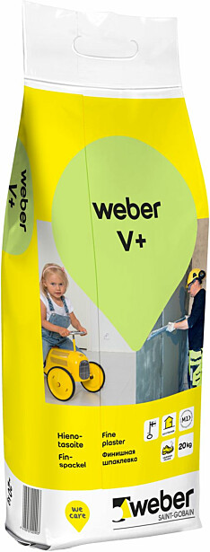 Hienotasoite Weber Vetonit V+, 20 kg