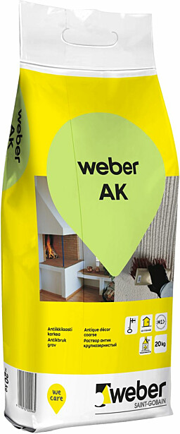 Antiikkilaasti Weber Vetonit AK karkea 20 kg