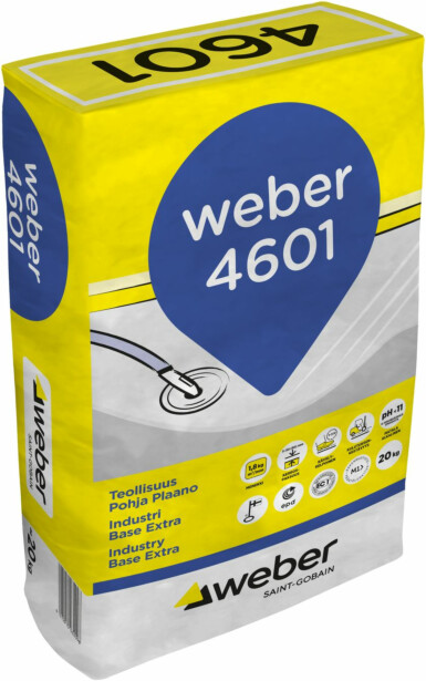 Pohjatasoite Weber Vetonit 4601 Teollis Pohja Plaano, 20kg