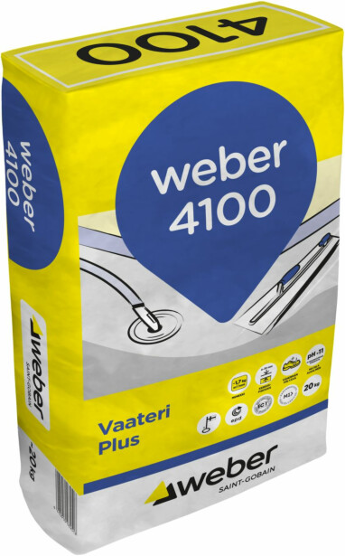 Tasoite Weber Vetonit 4100 Vaateri Plus 20 kg