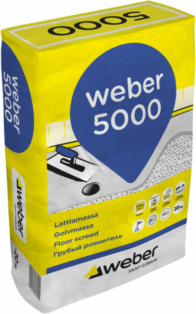 Lattiamassa Weber Vetonit 5000 20 kg