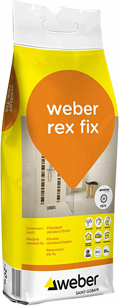 Saneerauslaasti Weber Rex Fix, 20kg