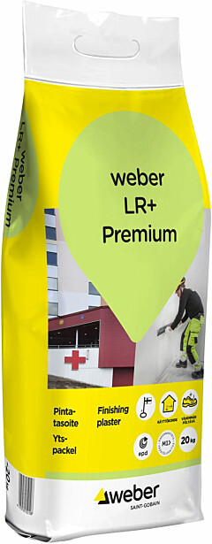 Pintatasoite Weber LR+ Premium, 20kg