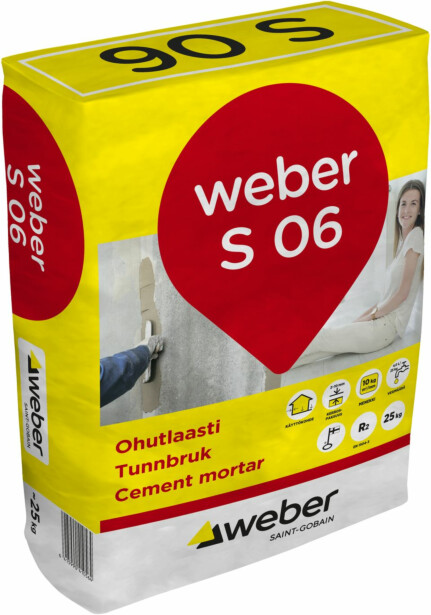 Ohutlaasti Weber Vetonit S06 25 kg