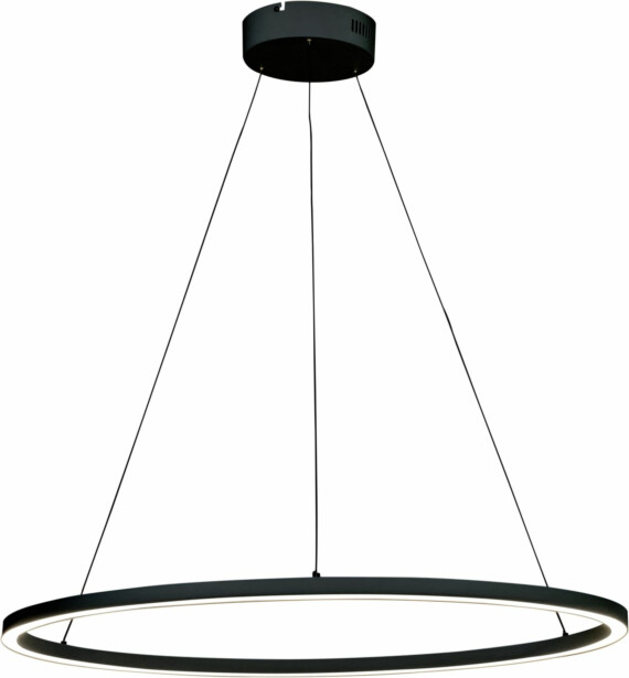 LED-riippuvalaisin Aneta Lighting Oda Ø76cm, musta