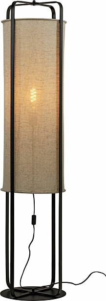 Lattiavalaisin Aneta Lighting Ronda, musta/beige