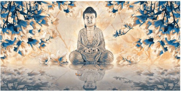Kuvatapetti Artgeist Buddha of prosperity, 550x270cm