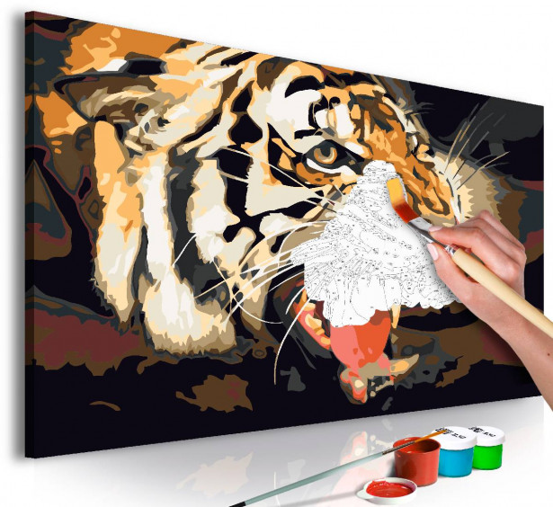 DIY-taulu Artgeist Tiger Roar, 40x60cm