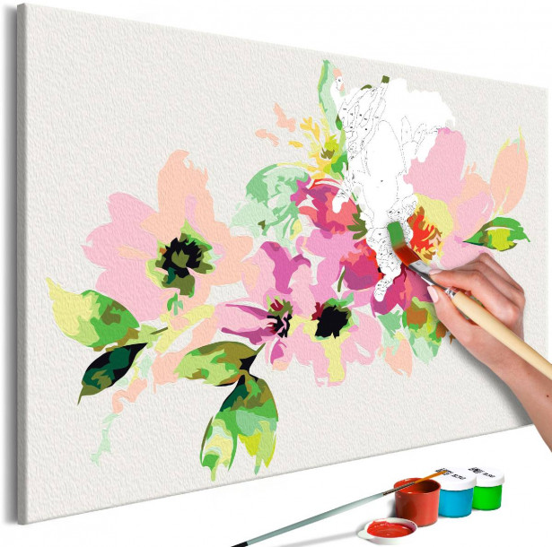 DIY-taulu Artgeist Colourful Flowers, 40x60cm