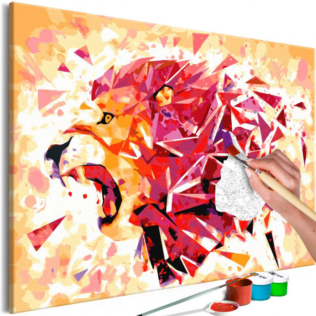 DIY-taulu Artgeist Abstract Lion, 40x60cm