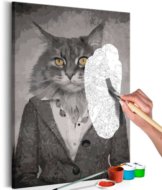 DIY-taulu Artgeist Elegant Cat, 60x40cm