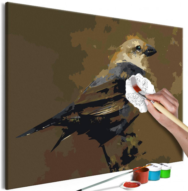 DIY-taulu Artgeist Bird on Branch, 40x60cm