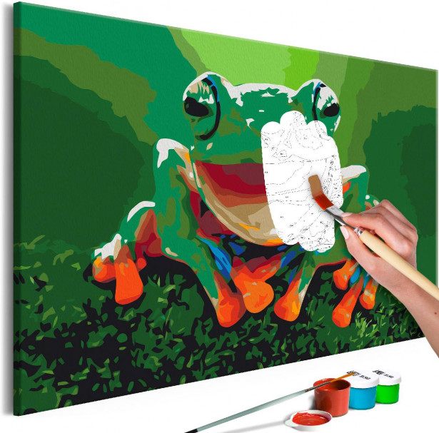 DIY-taulu Artgeist Laughing Frog, 40x60cm