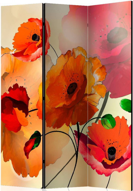 Sermi Artgeist Velvet Poppies II, 135x172cm