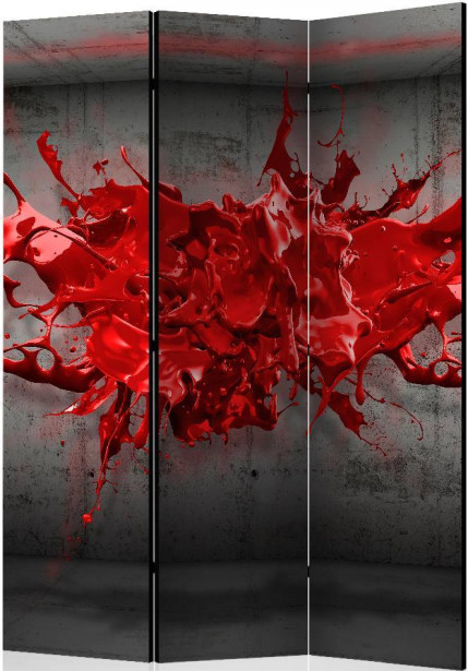 Sermi Artgeist Red Ink Blot, 135x172cm