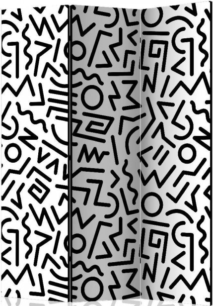 Sermi Artgeist Black and White Maze, 135x172cm