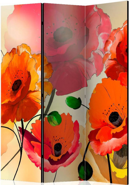 Sermi Artgeist Velvet Poppies III, 135x172cm