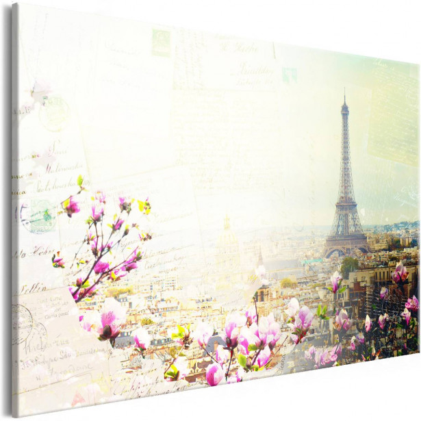 Taulu Artgeist Postcards from Paris 1-osainen leveä eri kokoja