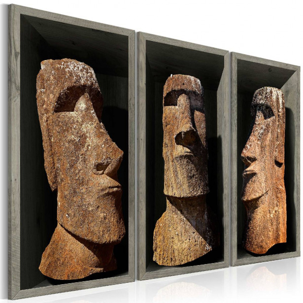 Taulu Artgeist Moai - Easter Island eri kokoja