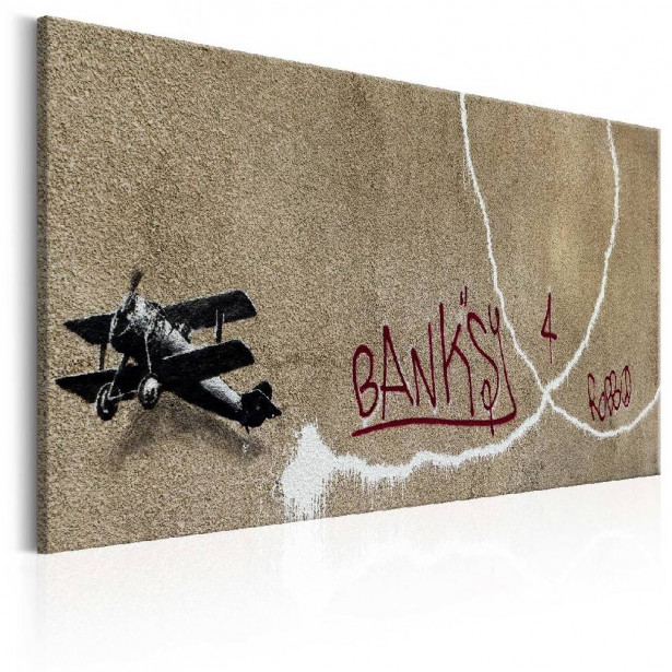 Taulu Artgeist Love Plane by Banksy eri kokoja