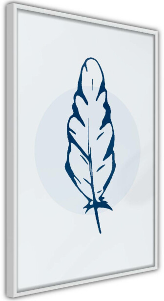 Juliste Artgeist Blue Feather, kehyksillä, eri kokoja