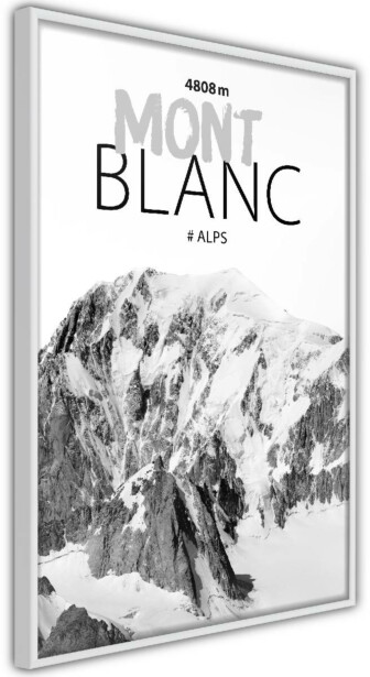 Juliste Artgeist Mont Blanc, kehyskartongilla, kehyksillä, eri kokoja