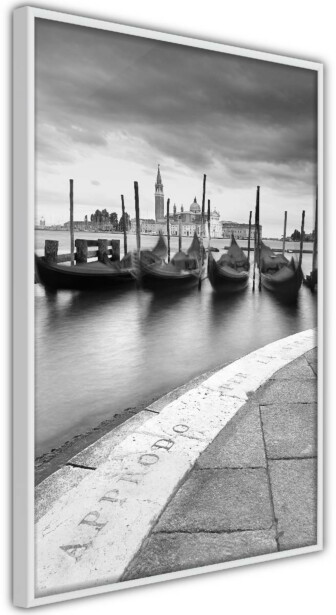 Juliste Artgeist Boats in Venice, kehyskartongilla, kehyksillä, eri kokoja