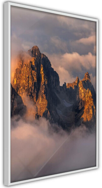 Juliste Artgeist Mountains in the Clouds, kehyskartongilla, kehyksillä, eri kokoja