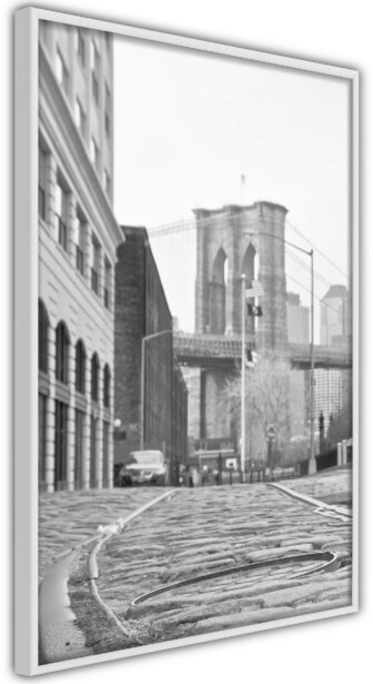 Juliste Artgeist Brooklyn Bridge, kehyskartongilla, kehyksillä, eri kokoja