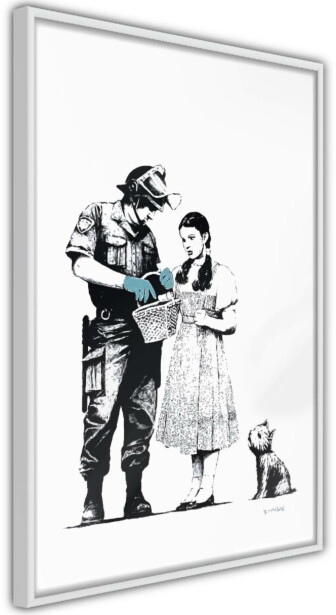 Juliste Artgeist Dorothy and Policeman, kehyksillä, eri kokoja