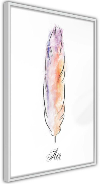 Juliste Artgeist Colourful Feather, kehyskartongilla, kehyksillä, eri kokoja