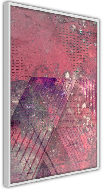 Juliste Artgeist Crimson Abstraction, kehyksillä, eri kokoja
