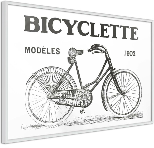Juliste Artgeist Old Bike, kehyksillä, eri kokoja