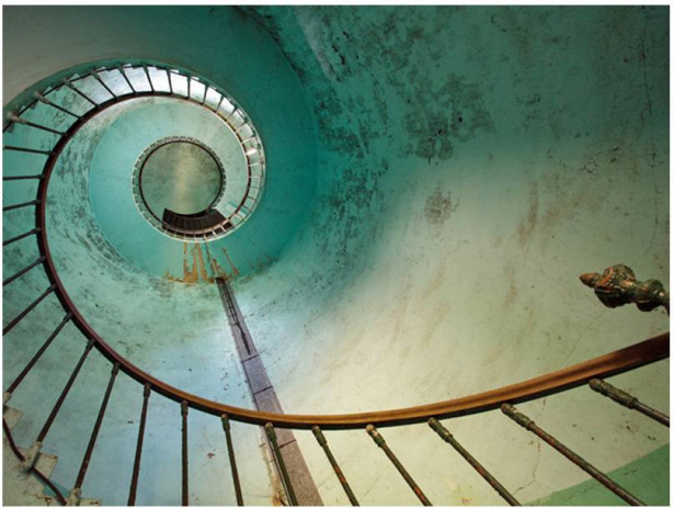 Kuvatapetti Artgeist Lighthouse - Stairs, eri kokoja