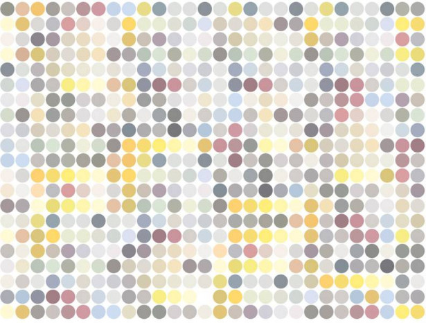 Kuvatapetti Artgeist Colored polka dots, eri kokoja