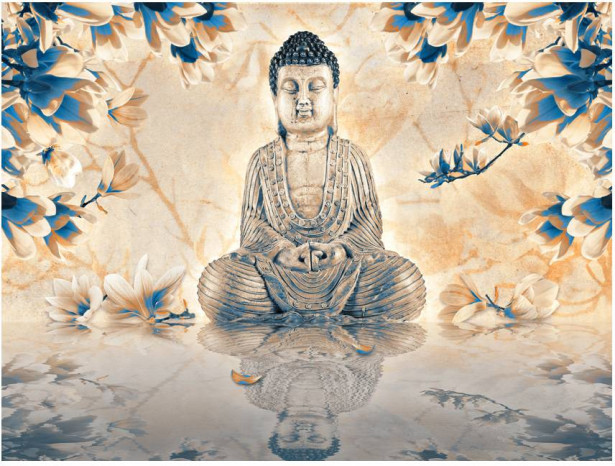 Kuvatapetti Artgeist Buddha of prosperity, eri kokoja