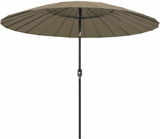 Aurinkovarjo alumiinitanko 270 cm harmaanruskea_1