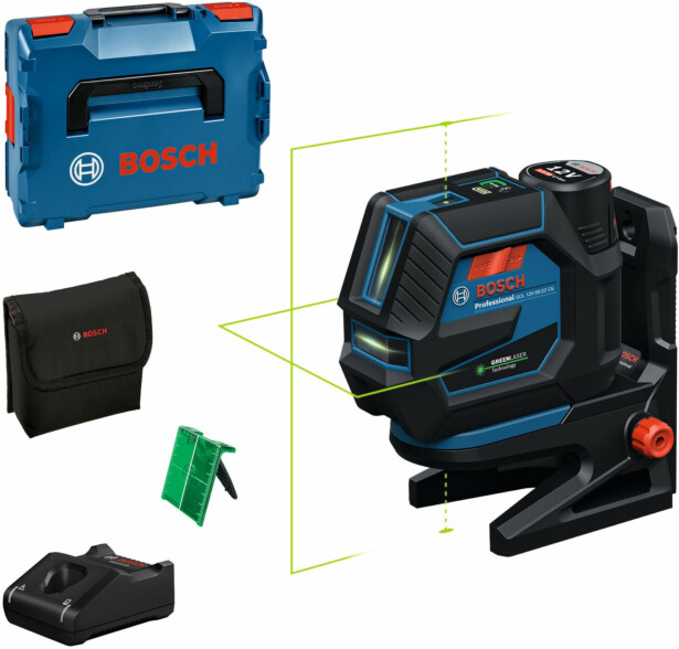 Yhdistelmälaser Bosch Professional GCL 12V-50-22 CG, 12V, 2.0Ah akulla + L-Boxx