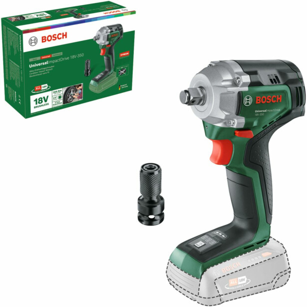 Akkuiskumutterinväännin Bosch UniversalImpactDrive 18V-350 Solo, 18V, ilman akkua