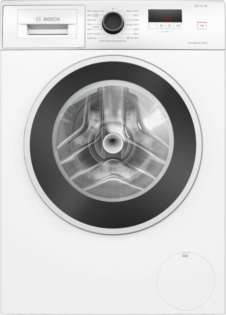Edestä täytettävä pyykinpesukone Bosch Serie 2 WGE0240ASN 1400rpm 7kg