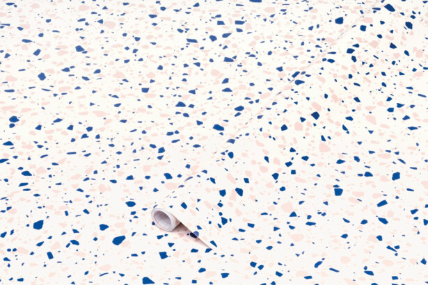 Kontaktimuovi D-C-Fix 346-0695, 0.45x2m, Terrazzo Neo mosaiikki sininen