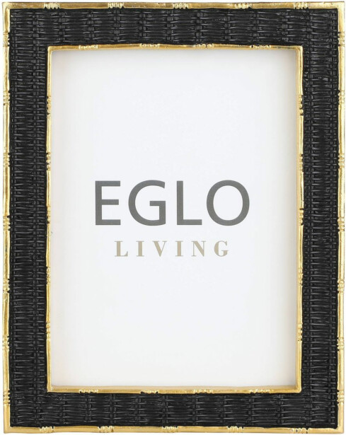 Valokuvakehys Eglo Living Esashi, 17x21,.5cm, musta-kulta