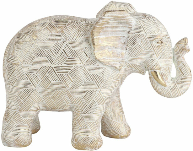 Koriste-elefantti Eglo Living Ishikari, valkoinen/kulta