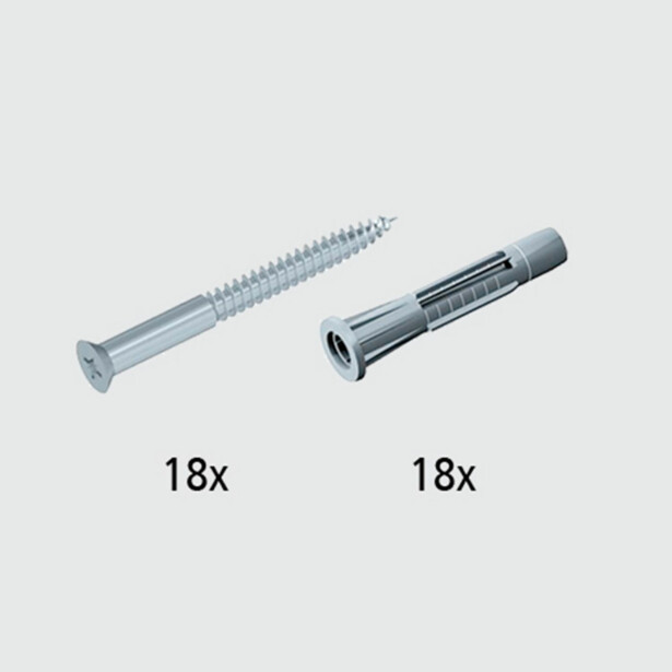 Seinäkiskon kiinnitystarvikkeet Element System ES32