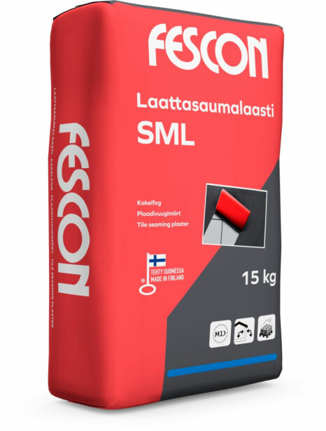 Laattasaumalaasti Fescon SML valkoinen 15 kg